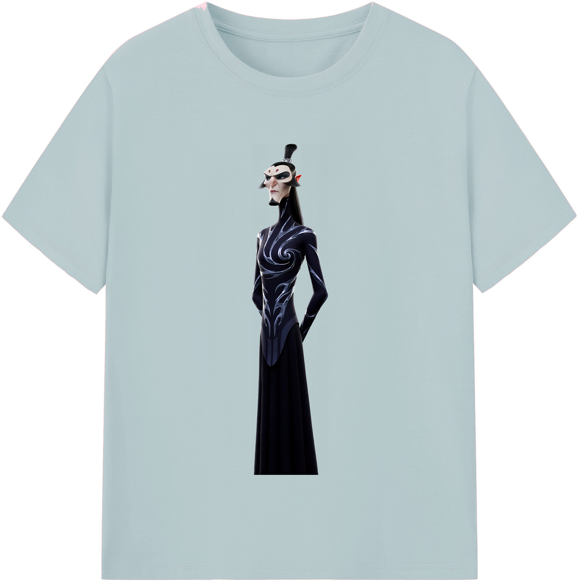 （画像用） Ne Zha 2 ナタ 魔童の大暴れ 綿100％半袖Tシャツ（フロントプリント）